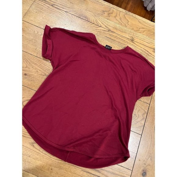 COMO Vintage Red Blouse Top - Picture 1 of 5